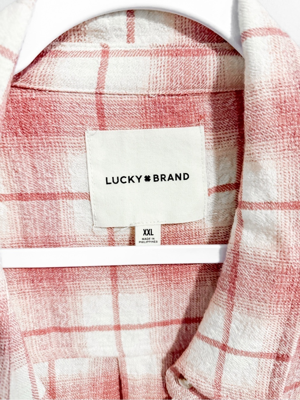 Lucky Brand Cropped Plaid Drapey Shirt - Picture 11 of 11